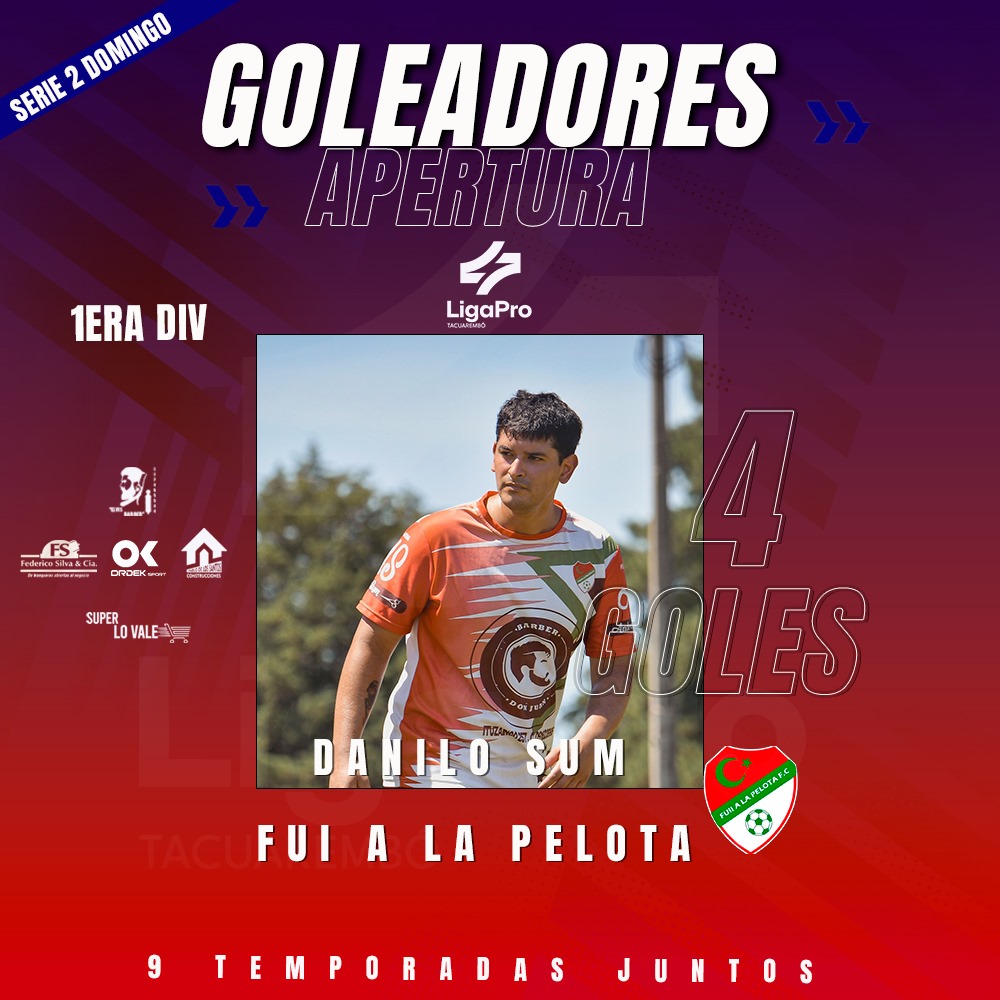 GOLEADOR 1ERA DIV
